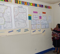 Doña Letizia durante su visita al Centro de Atención Primaria